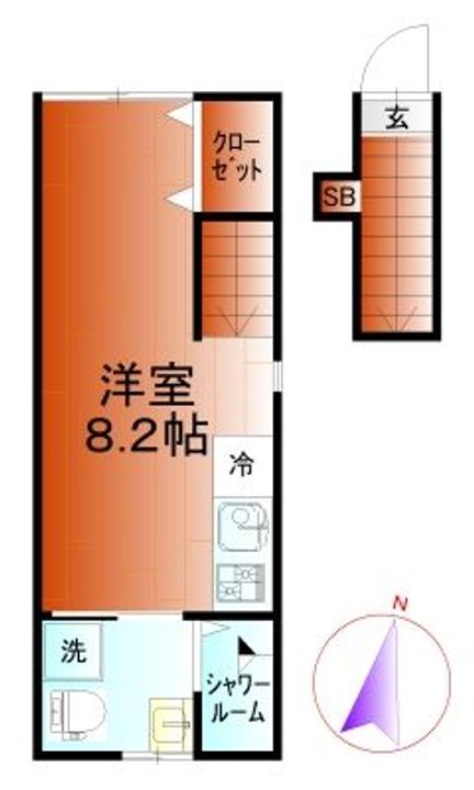 ブライトハウス氷川台の間取り