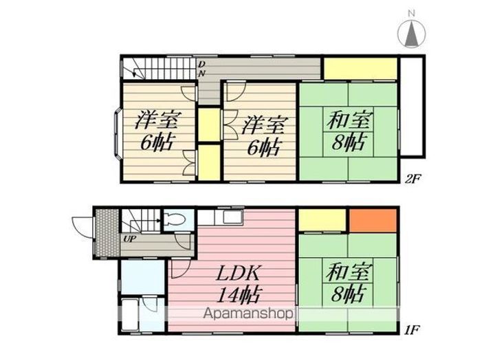 和歌山県和歌山市西小二里3(一戸建)の賃貸物件の間取り