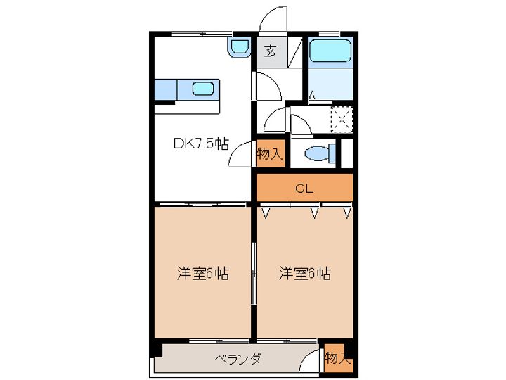 向井ビルの間取り