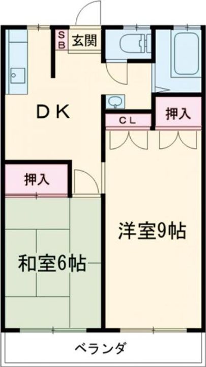 大阪府阪南市自然田(アパート)の賃貸物件の間取り