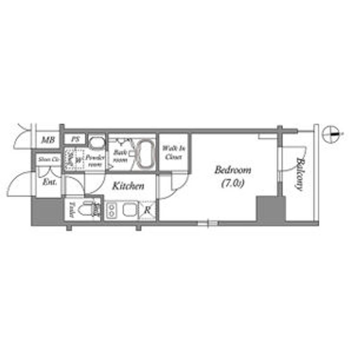エスリード大須プレシアの間取り