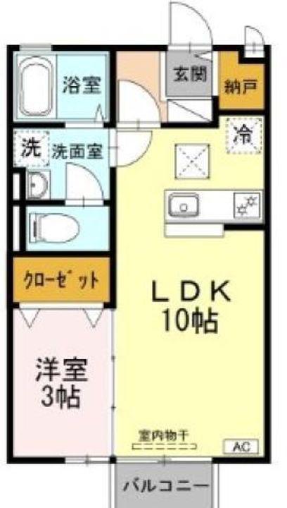 ルピナ A棟の間取り