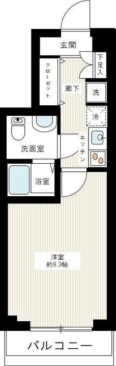 東京都練馬区豊玉中3(マンション)の賃貸物件の間取り