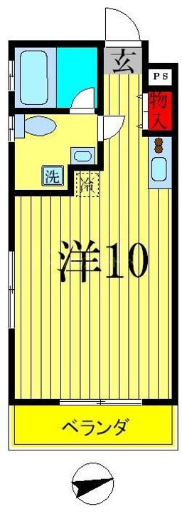 フェリスMKの間取り