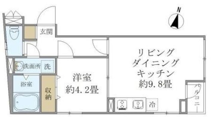 ロータス南長崎の間取り