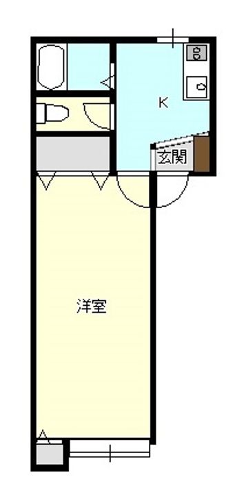 新潟県新発田市新栄町1(アパート)の賃貸物件の間取り