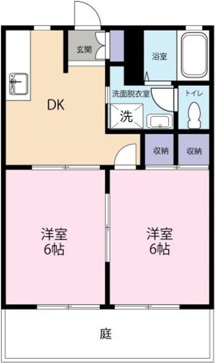 フレグランス蔵本の間取り