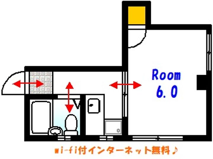 APARTMENT YOKOGAWA-SOの間取り