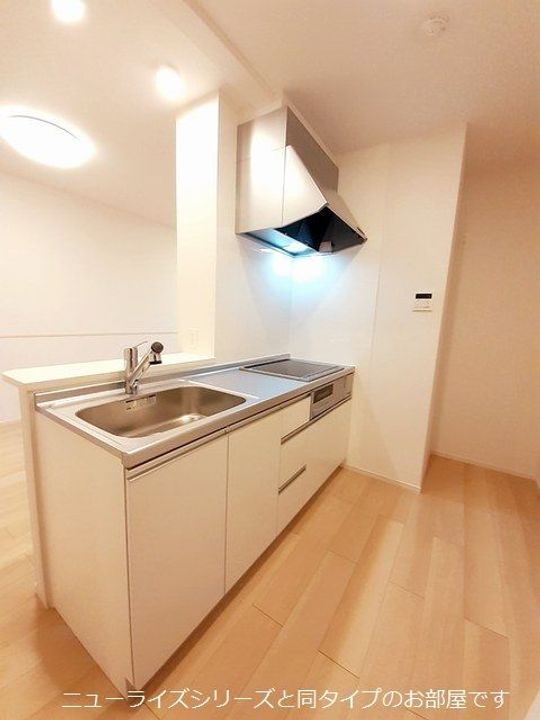 群馬県伊勢崎市茂呂町2(アパート)の賃貸物件のキッチン