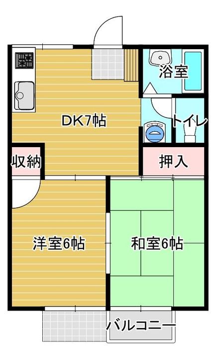 プレジール泉の間取り