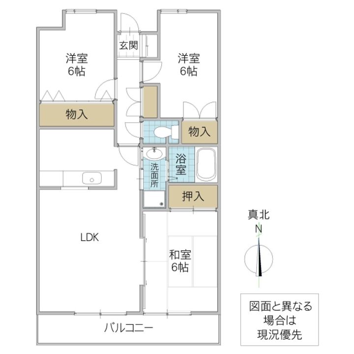 常豊共同ビルの間取り