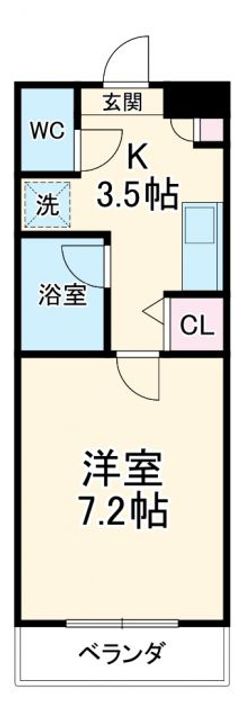 ハイツ南海の間取り