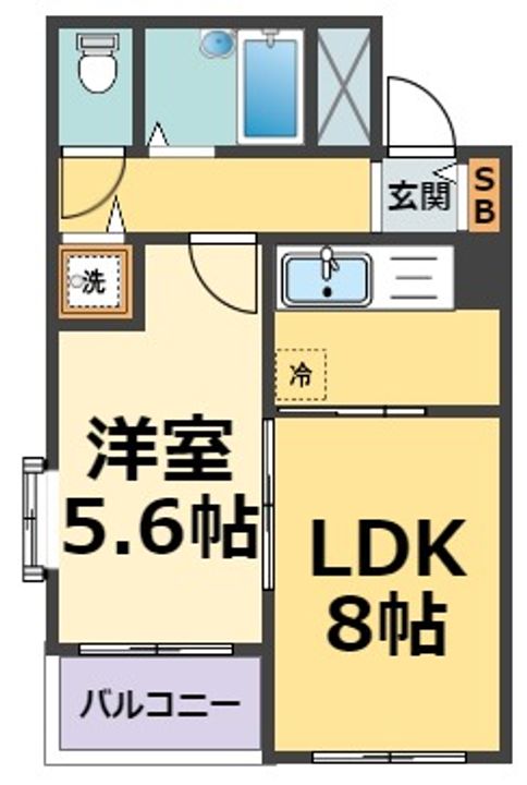 オーキッド武庫川の間取り