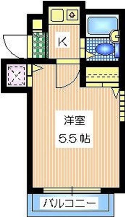 APPLE KOMABAの間取り