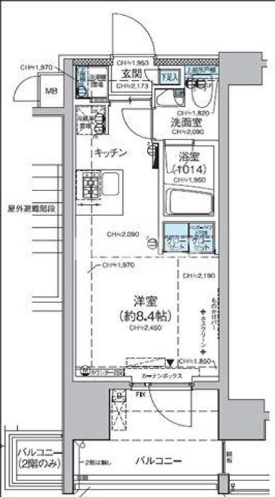 東京都大田区南蒲田2(マンション)の賃貸物件の間取り