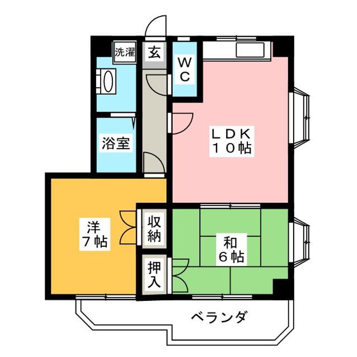 ブラン熱田の間取り