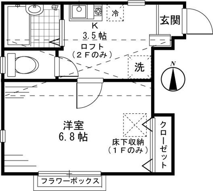 T・R沼袋の間取り
