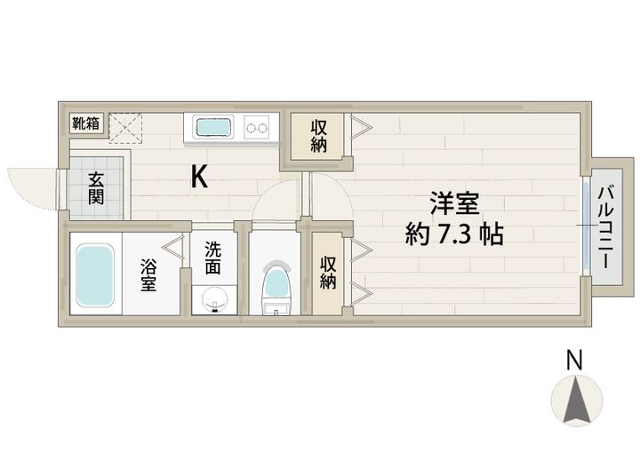 AS関園の間取り