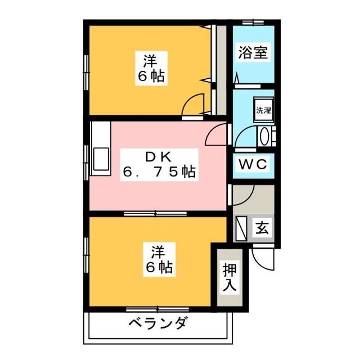 メゾンフルールの間取り