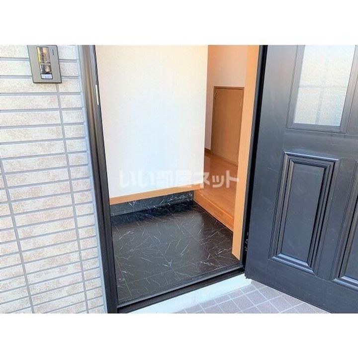 岐阜県中津川市中津川(一戸建)の賃貸物件の玄関