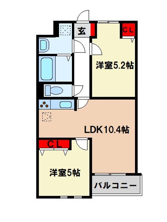 MOMO(モモ)の間取り