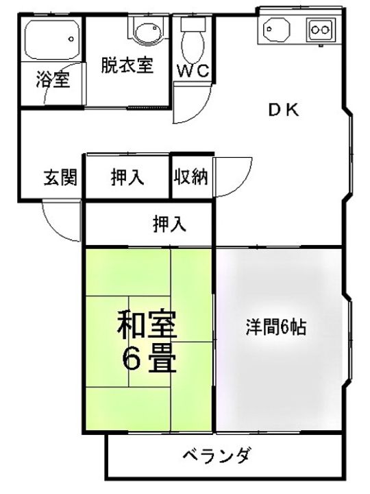 ルアフレイスIIの間取り