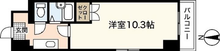 アルティメイトbuilding.楠木の間取り