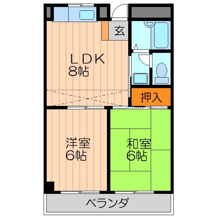 GM藤田町EASTの間取り