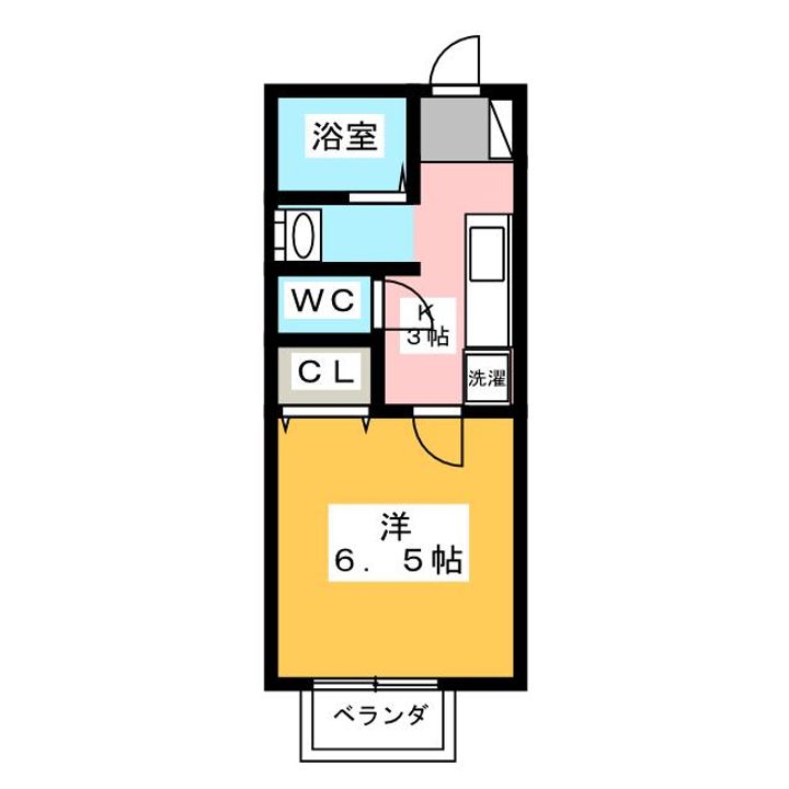 パルテネールHORIBEの間取り