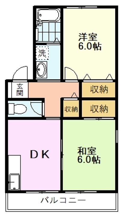 ジュネス小平の間取り