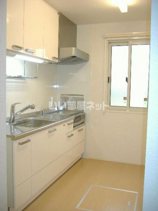 広島県福山市水呑町三新田1(一戸建)の賃貸物件のキッチン