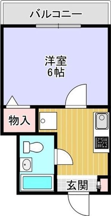 大阪府大阪市平野区平野馬場2(マンション)の賃貸物件の間取り