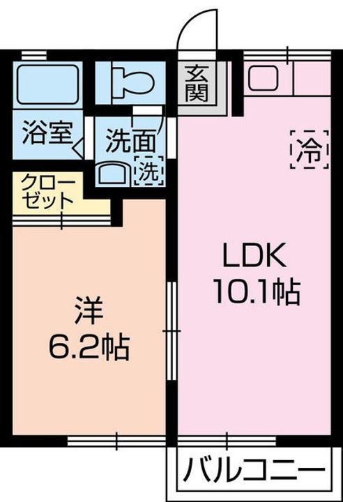 第2八木ハイツの間取り