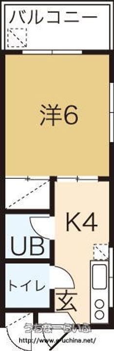 トーマスマンションシャトレ中央の間取り