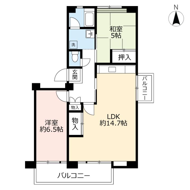 URポートアイランドの間取り