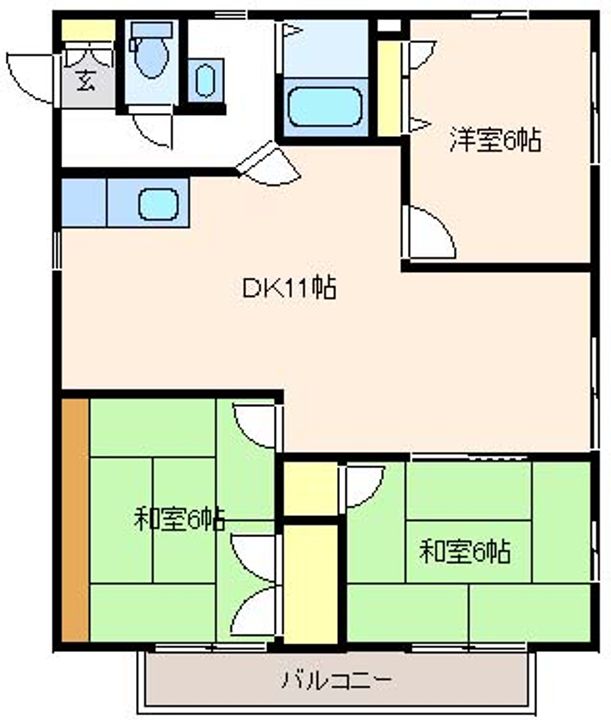 ディアスJaの間取り