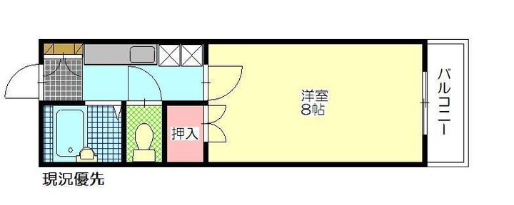 リバーサイドスクエア弐番館の間取り