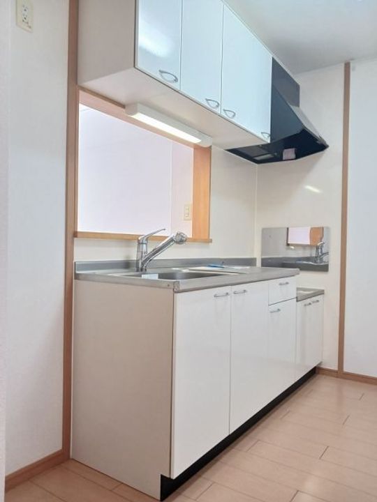 栃木県足利市五十部町(アパート)の賃貸物件のキッチン