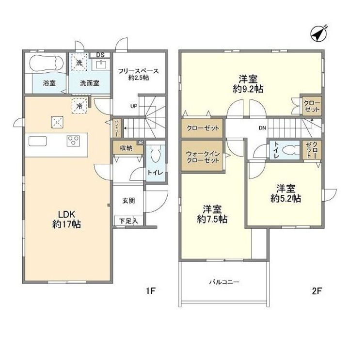 埼玉県志木市柏町6(一戸建)の賃貸物件の間取り