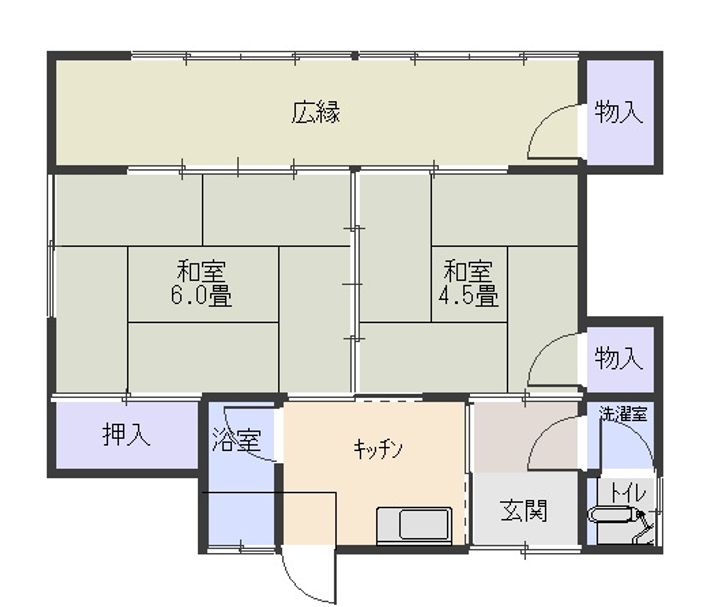群馬県前橋市上小出町1(一戸建)の賃貸物件の間取り