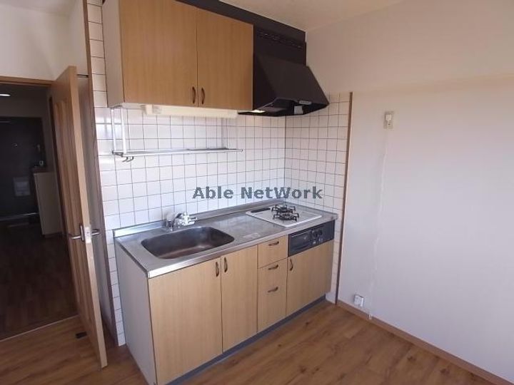 岐阜県羽島郡笠松町桜町(マンション)の賃貸物件のキッチン