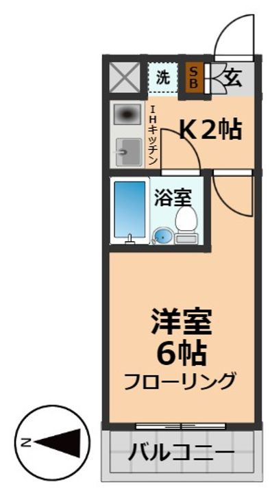 東京都杉並区永福3(マンション)の賃貸物件の間取り