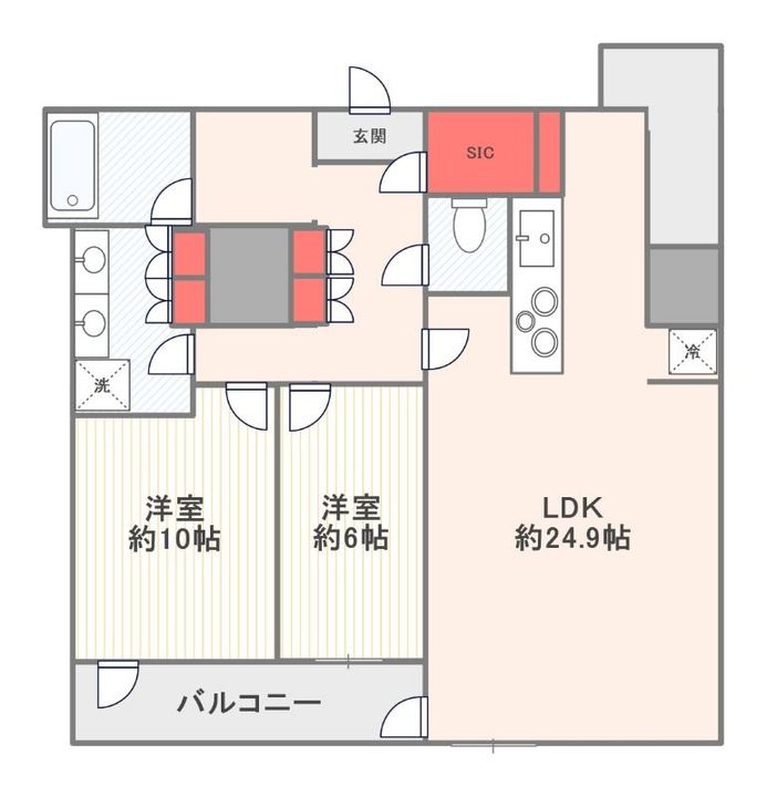 三田ガーデンヒルズ  イーストヒルの間取り