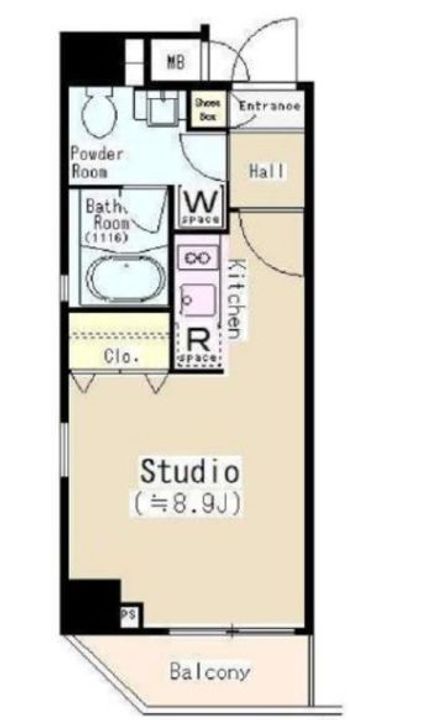 東京都墨田区石原4(マンション)の賃貸物件の間取り