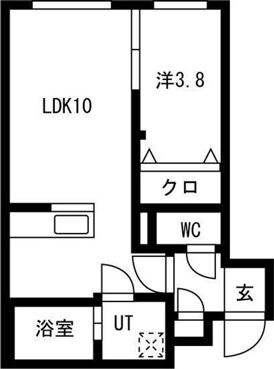 ASTER MISONO(アステール ミソノ)の間取り
