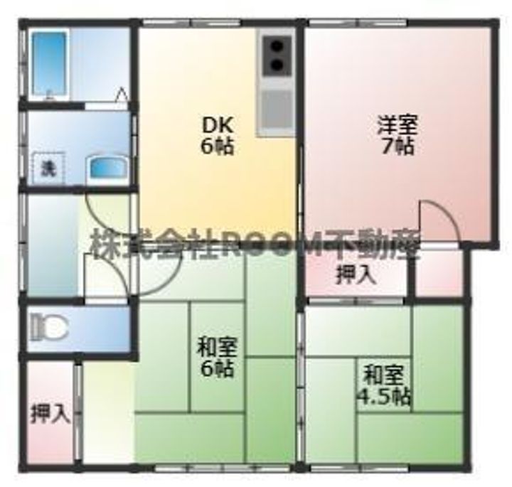 鹿児島県曽於市財部町下財部(一戸建)の賃貸物件の間取り