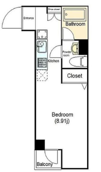 ドルチェ荻窪・壱番館の間取り