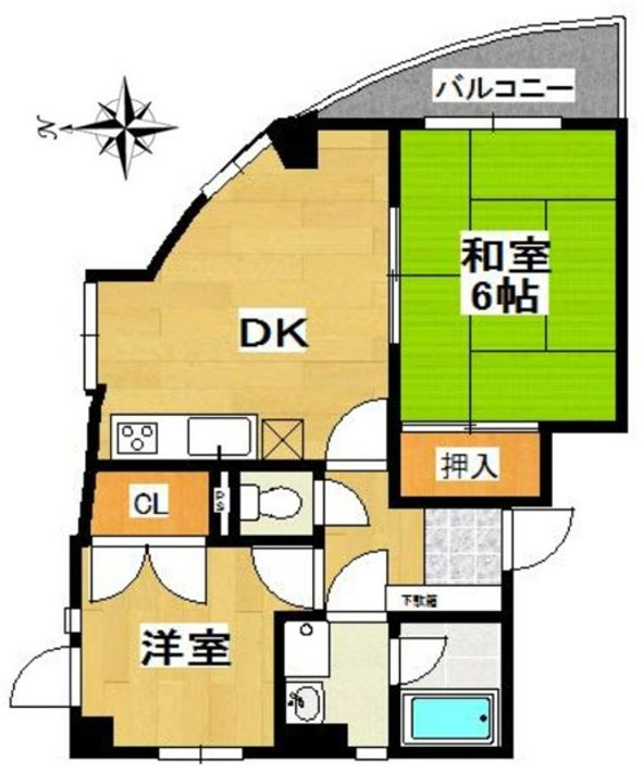 エシュコル西野の間取り