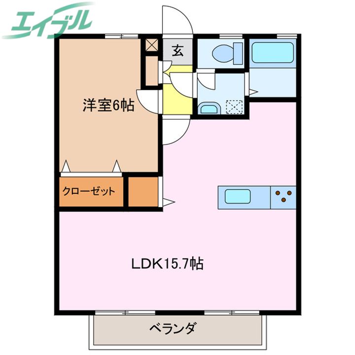 杉村ハイツの間取り