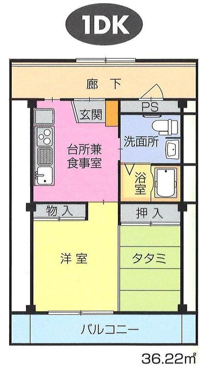 ハイツとみたの森の間取り